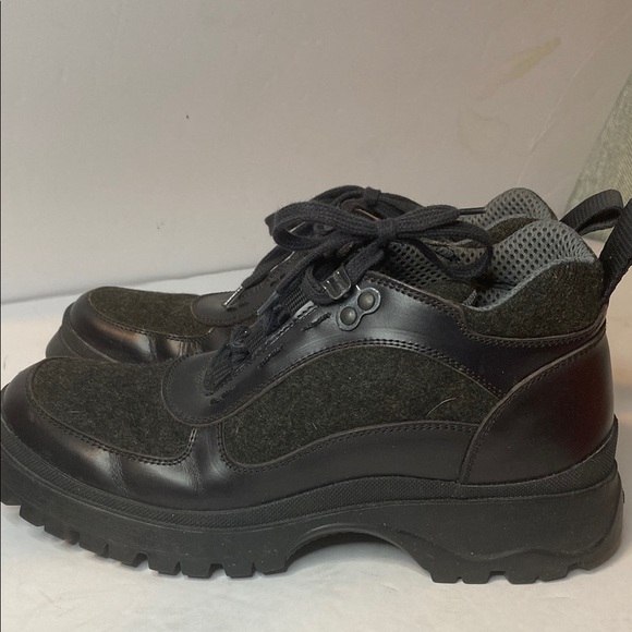 Prada vibram Black Gray hiking boots size 38.5 - Picture 4 of 8